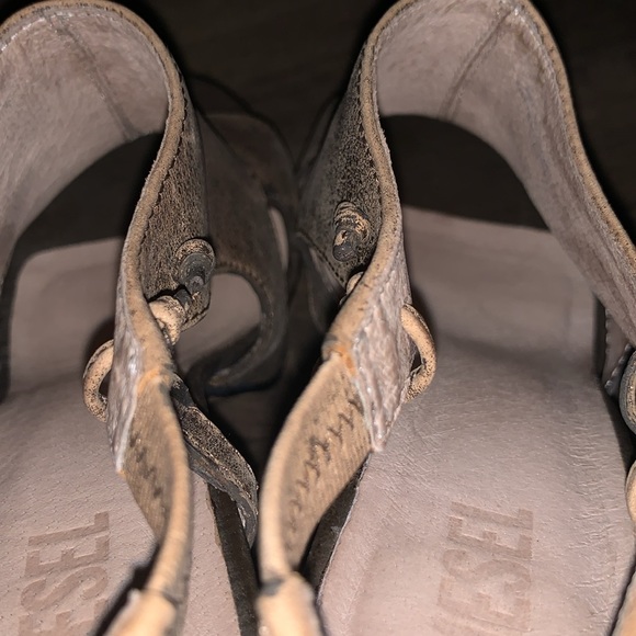 DIESEL LEATHER PLATFORM HEEL - Picture 6 of 11